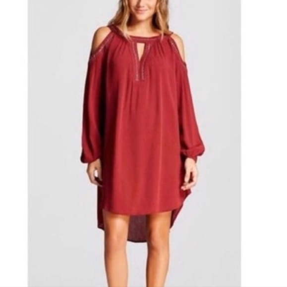 Knox Rose Cold Shoulder Above Knee Dress - Picture 1 of 7